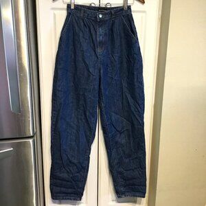 PrettyLittleThing Cotton High Rise Wide Leg Jeans Size 2